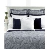 Lauren Suite by Ralph Lauren Navy Paisley Duvet Cover KING