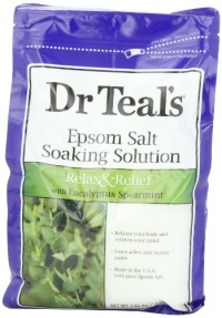 Dr. Teal's Epsom Salt Soaking Solution with Eucalyptus Spearmint, 48 Ounce Dr. Teal's Epsom Salt Soaking Solution with Eucalyptus Spearmint, 48 Ounce