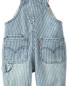 Levi's Baby-boys Newborn Overall With Snappy Tape, Hickory Stripe, 6-9 Months