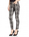 Joe's Jeans Women's Super Chic Skinny Ankle In Coated Snake Stripe