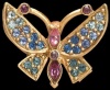 Jay Strongwater Butterfly Tack Pin Norma