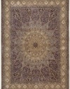Nourison 2000 2117 Rectangle Rug, Lavender, 5.6-Feet by 8.6-Feet