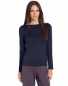 Calvin Klein Womens Icon Long Sleeve Pajama Top