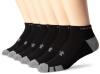 Under Armour Men's Resistor No Show Socks,pack of 6 Socks