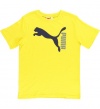 Puma Kids Boys Cat TeeSun Yellow LG