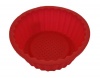 6 Inch Silicone Baking Pan (Your Choice of Contemporary Decorator Colors) (Red)