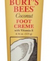 Burt's Bees Coconut Foot Crème, 4.3 Ounces