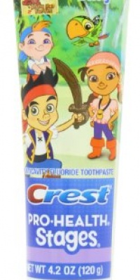 Crest Pro-Health Stages Jake And The Neverland Pirates Kid's Toothpaste 4.2 Oz Crest Pro-Health Stages Jake And The Neverland Pirates Kid's Toothpaste 4.2 Oz