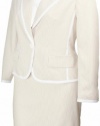 Evan Picone Women's Cambridge Skirt Suit Taupe