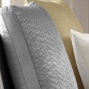 Hotel Collection Eifel Quilted King Sham Quilted Silver