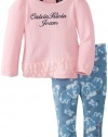 Calvin Klein Baby-Girls Infant Top With Blue Printed Pant