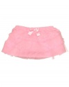 Baby Girl Tu-tu Skirt with Soft Cotton Lining by Baby Starters - Pink - 0-3 Mths