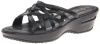 Cole Haan Women's Air Ezra Slide Wedge Sandal,Black,9 B US