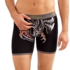 Ed Hardy Men's Premium Panther Dragon Boxer Brief