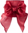 Us Angels Girls 2-6X Wide Organza Sash, Red, 2T-6X