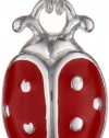 Sterling Silver Enamel Ladybug Charm