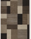 Couristan 6303/4343 Everest Geometrics/Brown-Multi 2-Feet by 3-Feet 7-Inch Rug