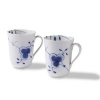 Royal Copenhagen Blue Fluted Mega Mug (Set of 2) 11 oz