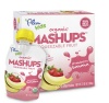 Plum Kids Organic Fruit Mashups, Strawberry Banana, 4-Count (Pack of 6)