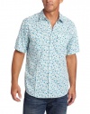 Cubavera Men's Short Sleeve Floral Liberty Print Shirt