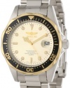 Invicta Men's 12808X Pro Diver Gold Dial Stainless Steel Watch