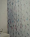 Very Nice Polyester Shower Curtain Bath Shower Curtain with 12 Hooks 72 X 72 (BUTTERFLIES)