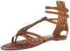 Sam Edelman Women's Ginger Gladiator Sandal,Saddle,9.5 M US