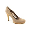 Alfani Maddy Womens Size 10 Beige Suede Platforms Heels Shoes