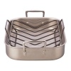 Le Creuset SSC8512-40P Tri-Ply 17 by 13.75-Inch Stainless Steel Roasting Pan Set, Large