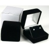 Earring Gift Box Black Velvet Flocked Jewelry Display