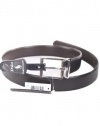 Polo Ralph Lauren Men's Reversible Leather Belt Black/Brown-36