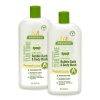 BabyGanics Tub Time Extra Gentle Bubble Bath and Body Wash, Fragrance Free, 20 fl. oz. (Pack of 2)