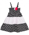 Penelope Mack, Little Girls Dress with Coordinating Bloomers, White, Size: 3-6 mths