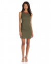 Ellen Tracy Women's Sleeveless Beaded Neck Dress