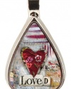 Santa Barbara Design Studio Teardrop Shaped Jewelry Charm by Artist Sally Jean, Loved