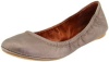 Lucky Women's Emmie Ballet Flat,Metallic Powder,6.5 M US