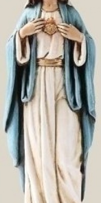 Immaculate Heart of Virgin Saint Mary of Jesus Religious Catholic 6 Statue