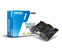 MSI Computer Corp. 760GM-P23 (FX) AMD 760G + SB710 Micro ATX DDR3 1333 AMD - AM3+ Motherboard MSI Computer Corp. 760GM-P23 (FX) AMD 760G + SB710 Micro ATX DDR3 1333 AMD - AM3+ Motherboard