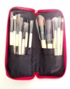 GoBrushes(TM) Professional Full Size Natural Animal Hair Makeup Brushes Set (15)