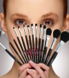 Makeup Brushes - Best Makeup Brush Set with 15 Best Makeup Brushes plus a Classy Makeup Brush Holder. Professional Grade Soft Natural Hair for a Flawless How Did She Do It? Glow. Easy to Clean. Sturdy, Long-lasting Handles. 90-day Guarantee.