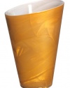 Orrefors Sea Candy Vase, Orange