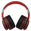 Fanny Wang FW-3003-BLK-RED 3000 Series Over-Ear Wangs Luxury Headphones with Active Noise Canceling, Apple Integrated Remote and Mic - Black Red