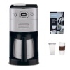 Cuisinart DGB-650BC Grind & Breww Thermal 10-Cup Automatic Coffeemaker Refurbished + 2-Pack Coffee Mug & Iced Beverage Cup + Accessory Kit