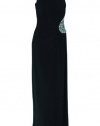 JS Boutique One Shoulder Fitted Evening Dress Black Size 4
