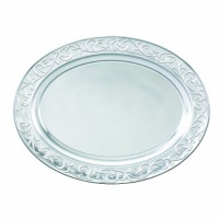 Lenox Opal Innocence Carved 17-Inch Large Oval Tray Lenox Opal Innocence Carved 17-Inch Large Oval Tray
