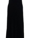 Badgley Mischka Black Velvet Formal Gown 8