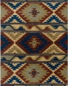 Rizzy Home SU2253 Southwest 2-Feet by 3-Feet Area Rug, Red