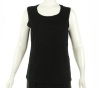 Jones New York Women's Black Sleeveless Shell Shirt Plus Size 1X