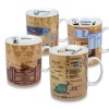 Konitz Science Mugs, Assorted, Set of 4