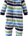 Carter's Watch the Wear Baby-Boys Newborn Striped Coverall, Navy, 3-6 Months